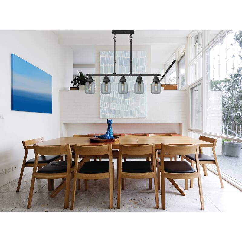 Innovations Lighting Somers - 5 Light 6" Stem Hung Linear Pendant