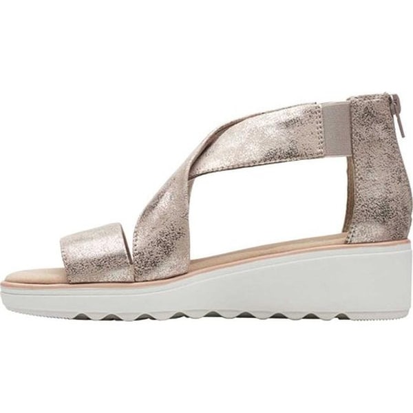 clarks pewter sandals