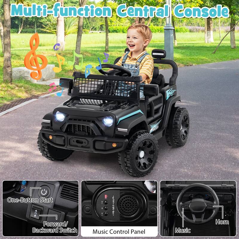 Gymax Kids Ride on Car Truck 12V Battery Powered Electric Vehicle w/