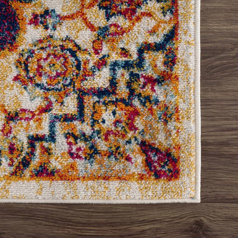 Hauteloom Istanbul Collection Vintage Oriental Traditional Medallion Area Rug