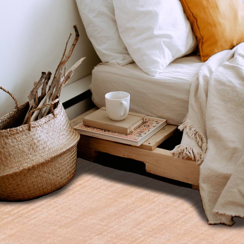 ECARPETGALLERY Hand Loomed Kashkuli Gabbeh Light Khaki Wool Rug - 5'5 x 7'6