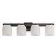 preview thumbnail 1 of 0, Maxim 21234 Scoop 4 Light 30" Wide Vanity Light Black