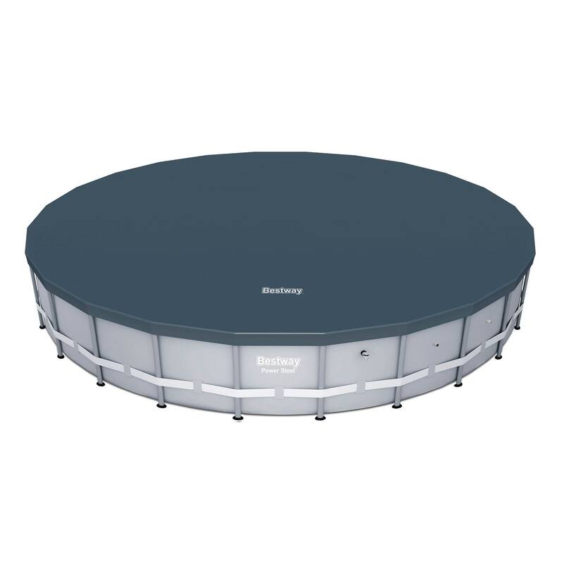 Bestway 18' Round PVC Pool Debris Cover for Steel ProTM Frame Pools (4 Pack) - 24.1