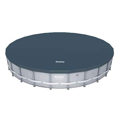 Bestway 18' Round PVC Pool Debris Cover for Steel ProTM Frame Pools (4 Pack) - 24.1
