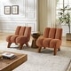 preview thumbnail 35 of 47, Art Leon Set of 2 Comfortable Armless Accent Chair Sectional