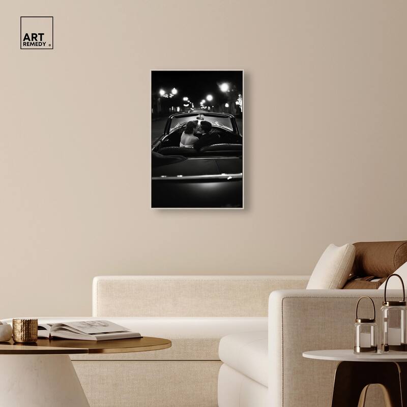 Kiss Me in the Moonlight I Canvas by Art Remedy