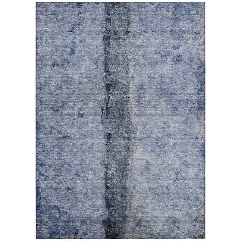 Dave Unique Abstract Spill-Resistant Blended Style Outdoor Rug