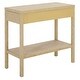 preview thumbnail 25 of 38, SAFAVIEH Asa 2-Drawer 1-Shelf Console Table - 31" W x 14" D x 30" H