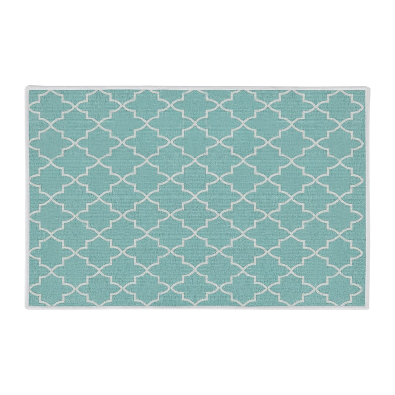 SussexHome Non-Skid Ultra-Thin Area Rugs for Laundry Room, Entryway, Bathroom and Kitchen - Washable Multipurpose Floor Mat