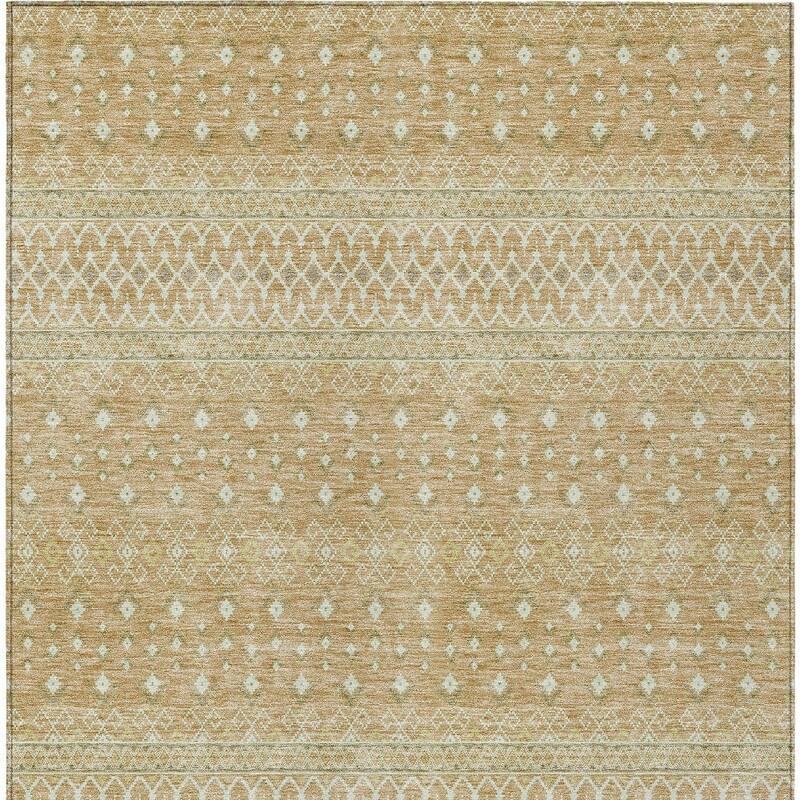 HomeRoots Tribal Transitional Rectangle Outdoor Rug