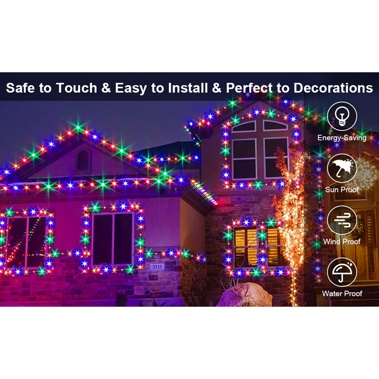 328 Feet 1000 LED Outdoor Christmas Lights with Timer and 8 Modes  Waterproof String Lights Decor - 328ft - Bed Bath \u0026 Beyond - 42323854, image size:1600x1600