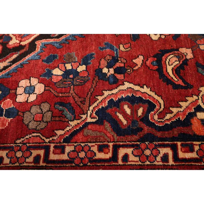 ECARPETGALLERY Hand-knotted Kayseri Vintage Red Wool Rug - 6'8 x 10'0
