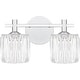 preview thumbnail 1 of 3, Spade LED Bathroom Vanity Light Polished Chrome