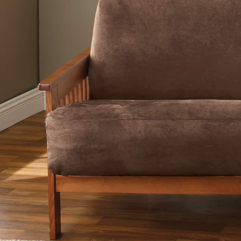 SureFit Soft Suede 1 Piece Futon Slipcover
