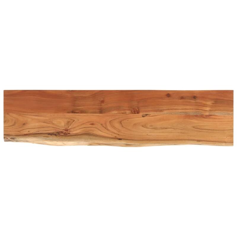 vidaXL Wall Shelf Natural Solid Acacia Wood Durable