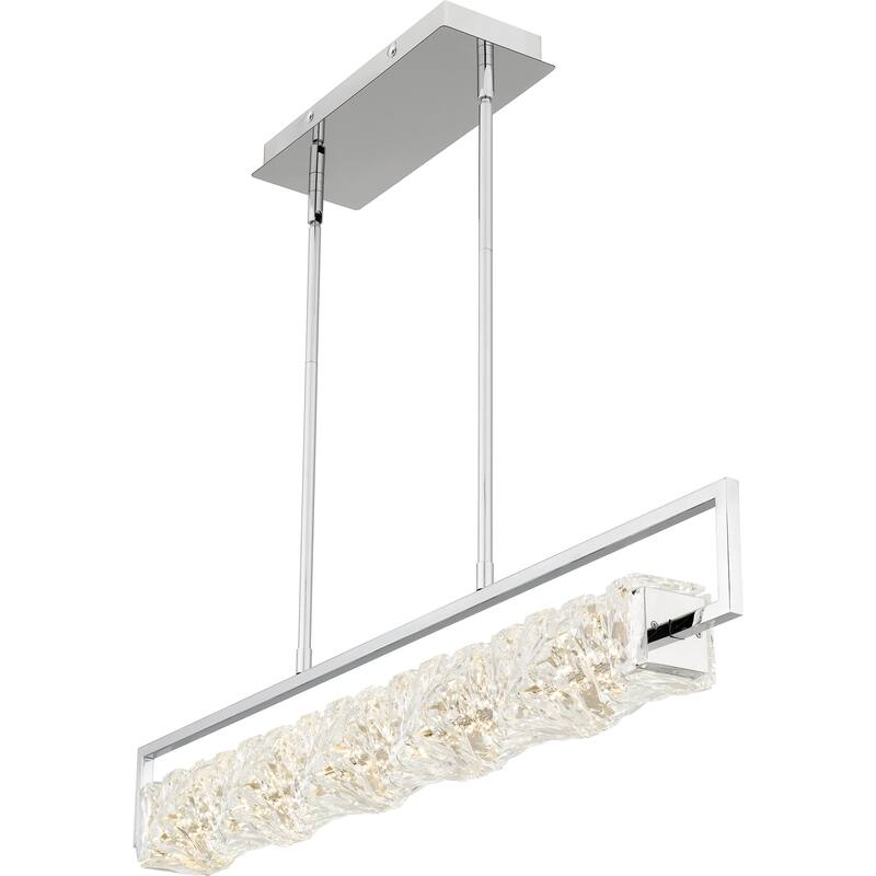 Klass Integrated LED Polished Chrome Island Light