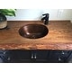 preview thumbnail 4 of 7, Freud 19" Undermount Bathroom Sink in Copper