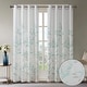 preview thumbnail 11 of 28, Madison Park Vera Burnout Printed Curtain Panel Single