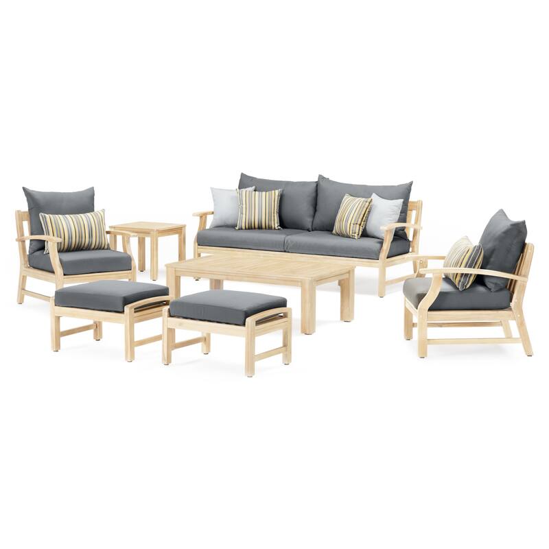 Kooper 7 Piece Sunbrella Outdoor Patio Sofa & Club Chair Set