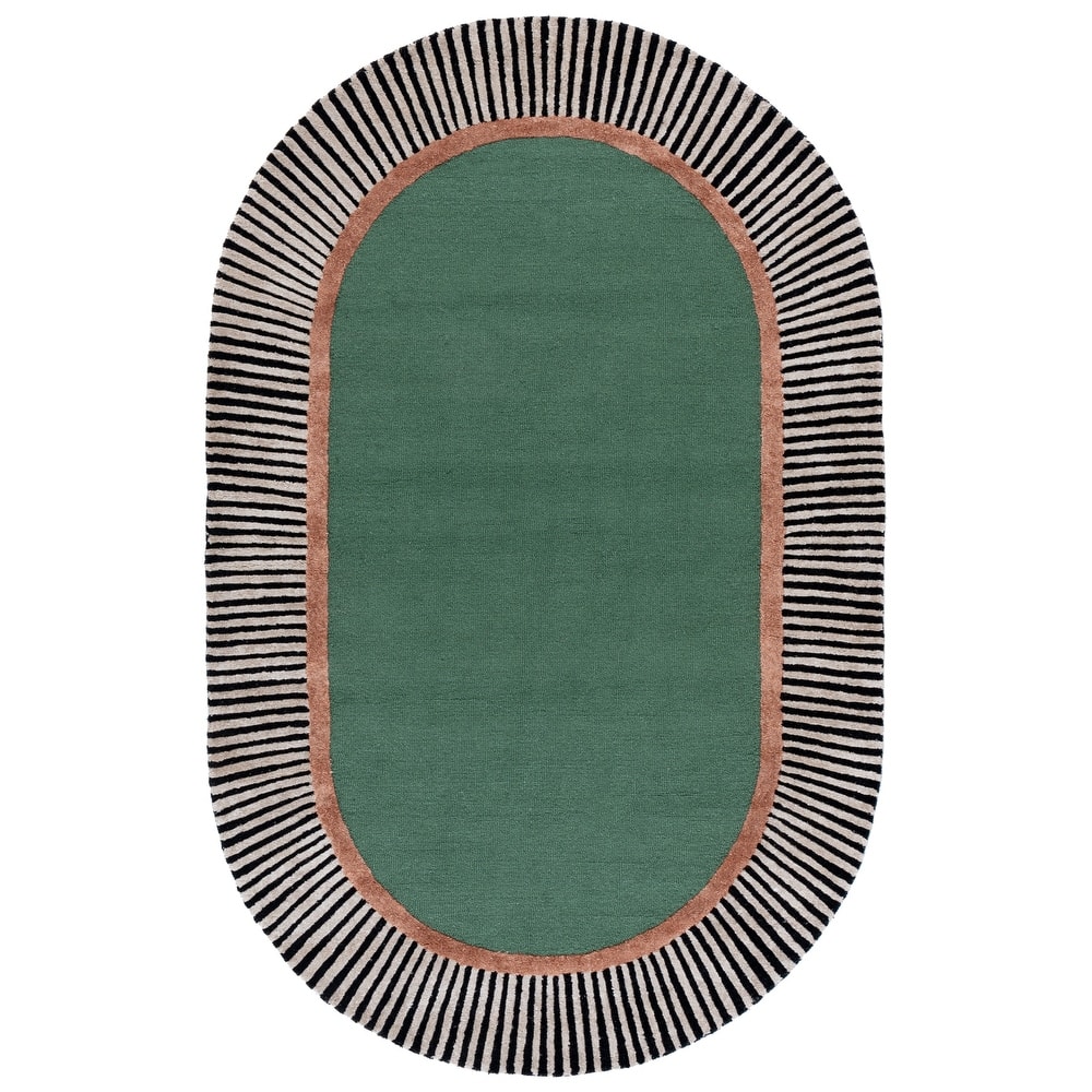 SAFAVIEH Handmade Fifth Avenue Zvjatka Mid-Century Modern Wool Rug