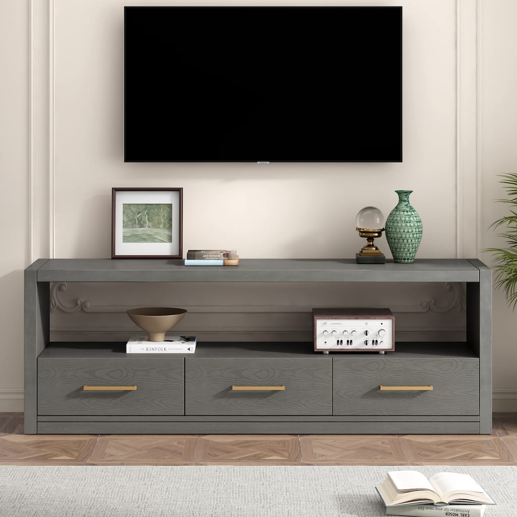Christopher Knight Home - Mirod Elegant TV Stand with Storage, Classic Design & Versatile Functionality