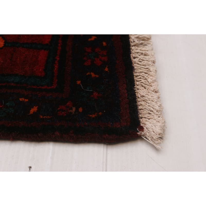 ECARPETGALLERY Hand-knotted Konya Anatolian Black, Red Wool Rug - 5'2 x 12'8
