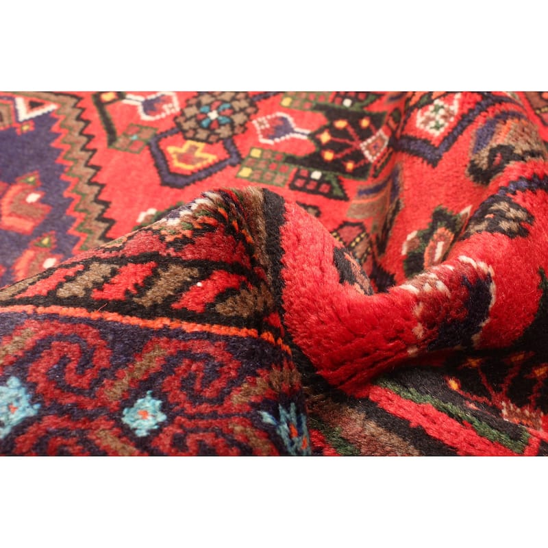 ECARPETGALLERY Hand-knotted Andelz Red Wool Rug - 3'11 x 6'8