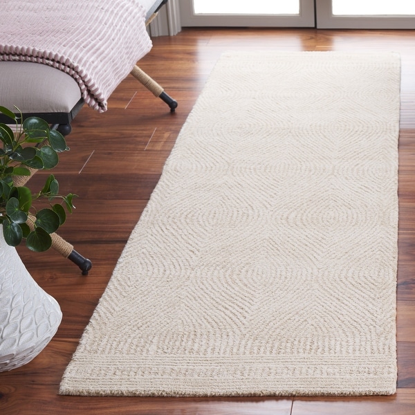 Frame Elegance Wool Rug 120×160 cm SAFAVIEH Handmade Abstract Zenzi Modern Wool Rug - On Sale - Bed