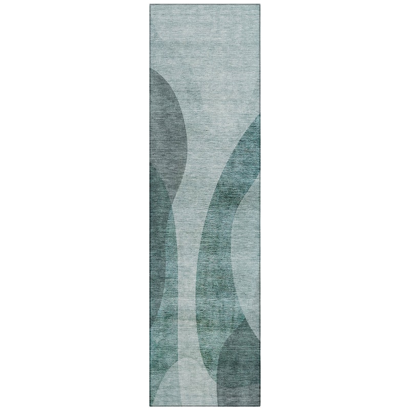 Machine Washable Indoor/ Outdoor Chantille Modern Deco Rug