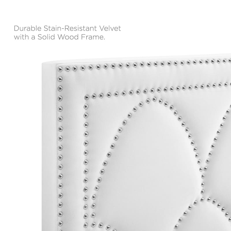 Greta Performance Velvet Twin Headboard