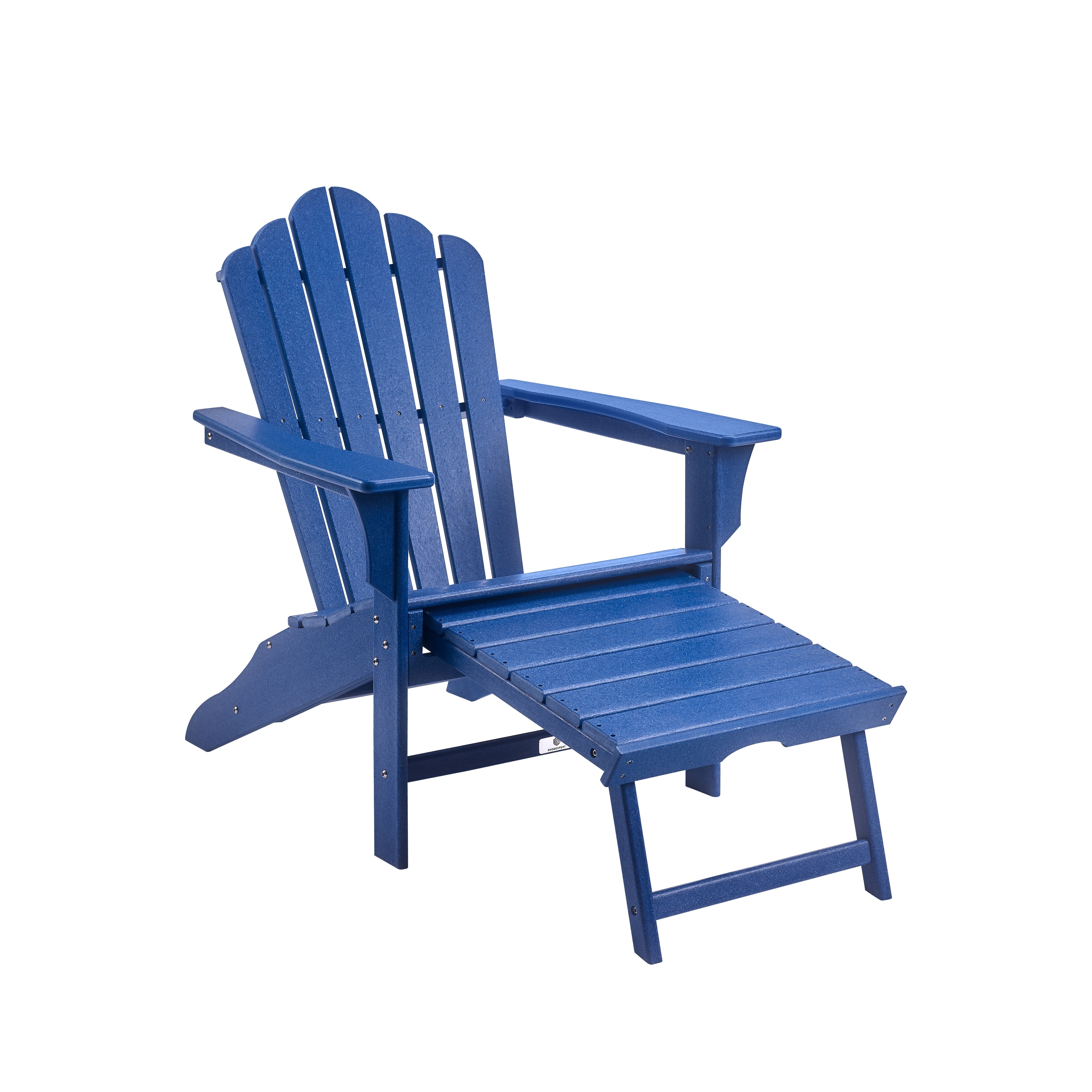 Balcony adirondack cheap chair with footrest