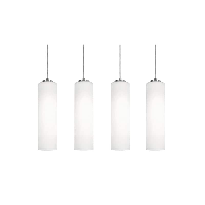 AFX LEOP0412MBLNR4 Leo 4 Light 36" Wide Multi Light Pendant - Satin Nickel