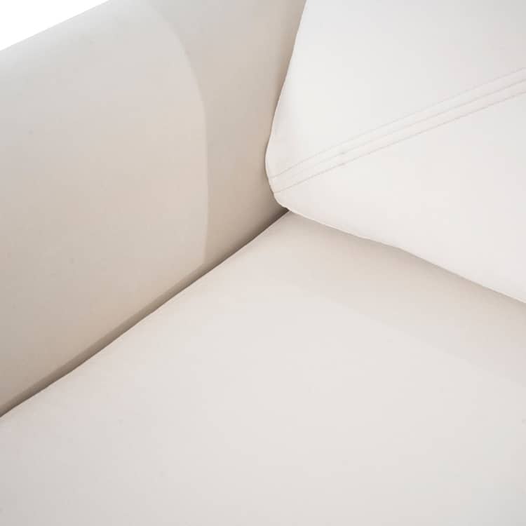 Stylish Sofa Combo: Chesterfield Sofa with Rolled Arms and Button Tufted Flared Arms Microfiber Couch for Small Spaces