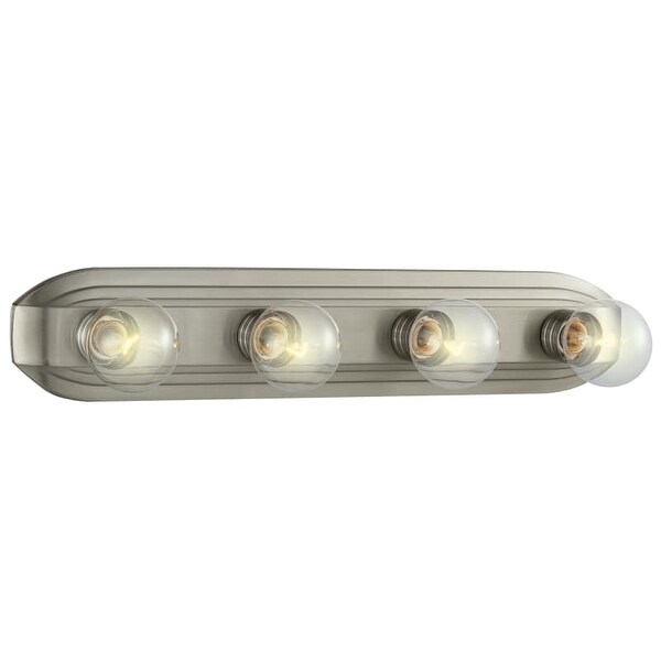 Designers Fountain 6614 Four Light 400 Watt Bathroom Fixture from the Builder Vanity Collection