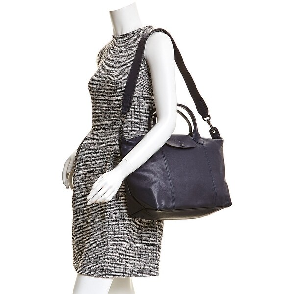 longchamp le pliage medium short handle