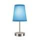 preview thumbnail 2 of 0, Aspen Creative 1-Pack Set - One-Light Candlestick Table Lamp, Contemporary Design in Satin Nickel, 10" High - SATIN NICKEL
