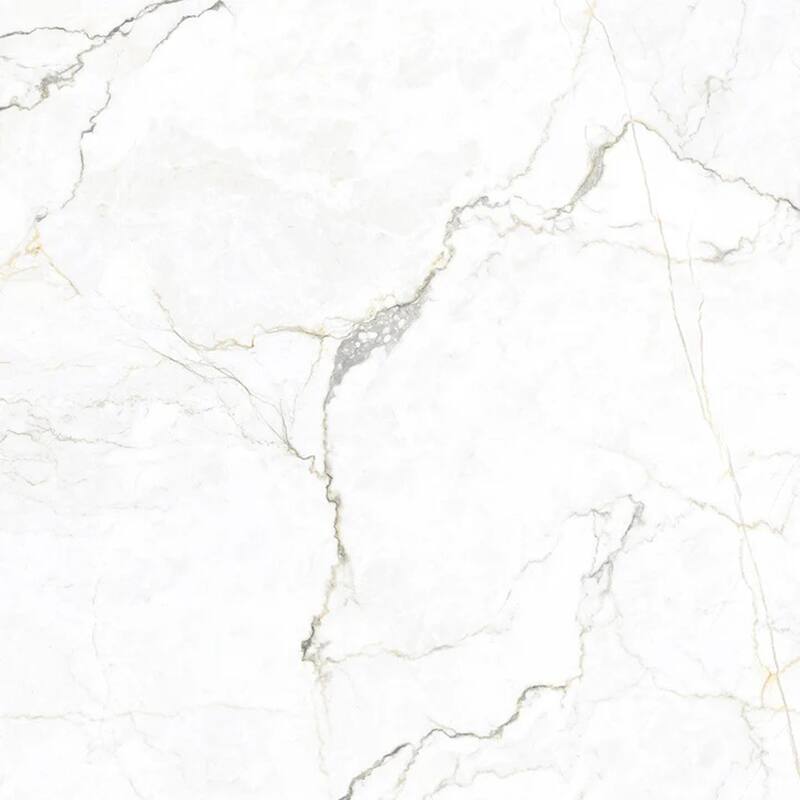 Splendor 48x48 Gray Beige Porcelain Large Format Veining Wall and Floor Tile (15.5 sq ft/case) - 1 Pack