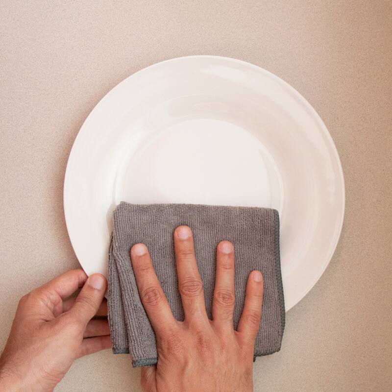 Arkwright 12-Piece Silversure Antimicrobial Cleaning Cloths - 12x12