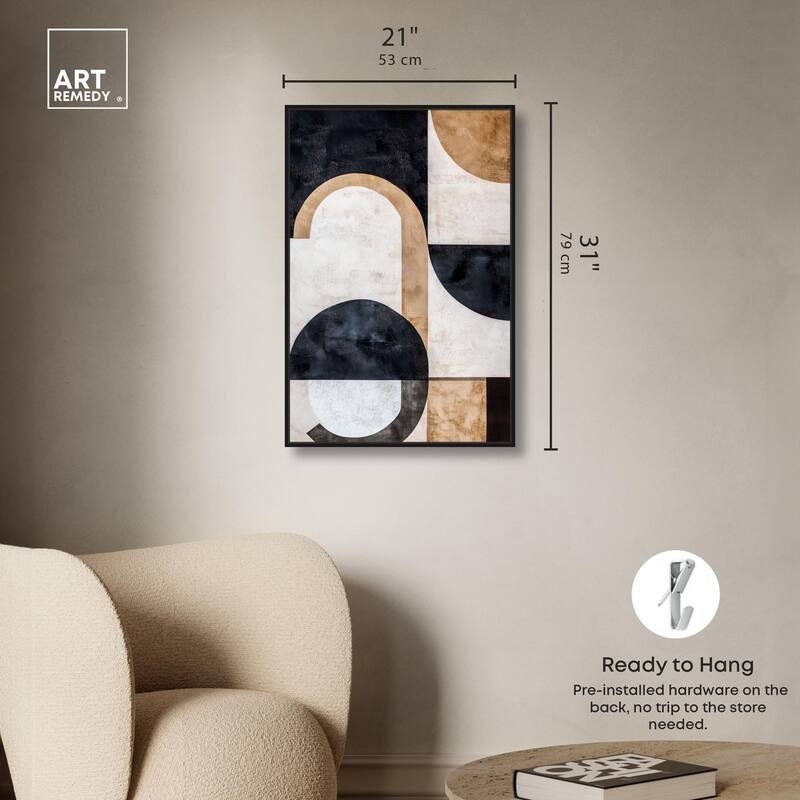 Arching Forms I Canvas by Art Remedy