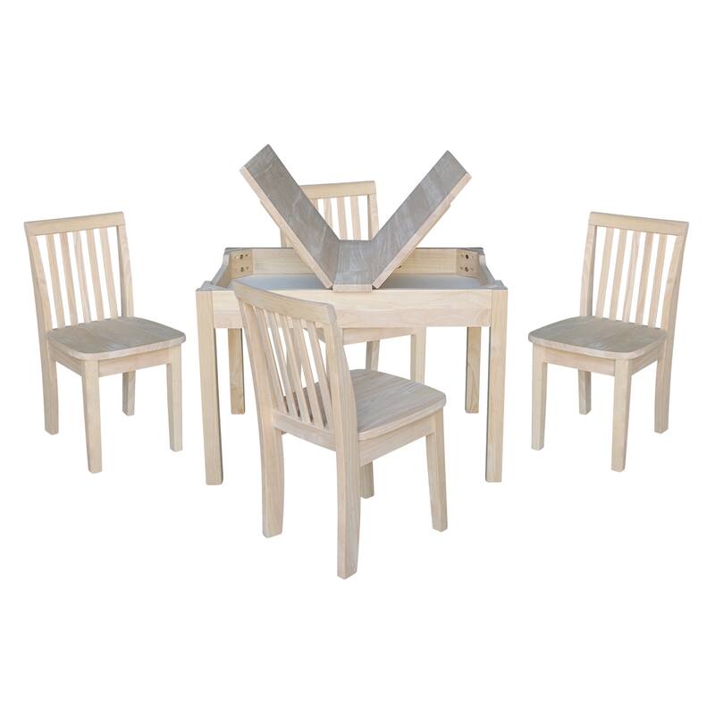 Kids Lift Top Table and Chair Set