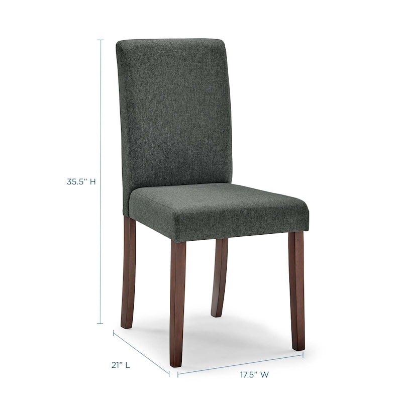 Copper Grove Piskent Upholstered Armless Side Chairs (Set of 2)