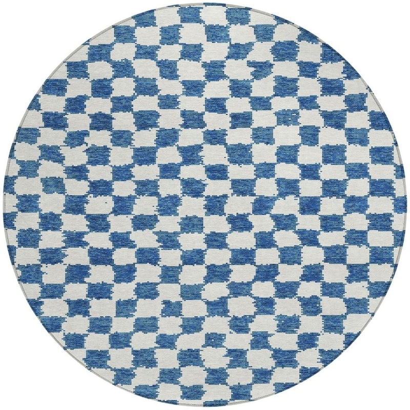 HomeRoots Geometric Transitional Rectangle Outdoor Rug