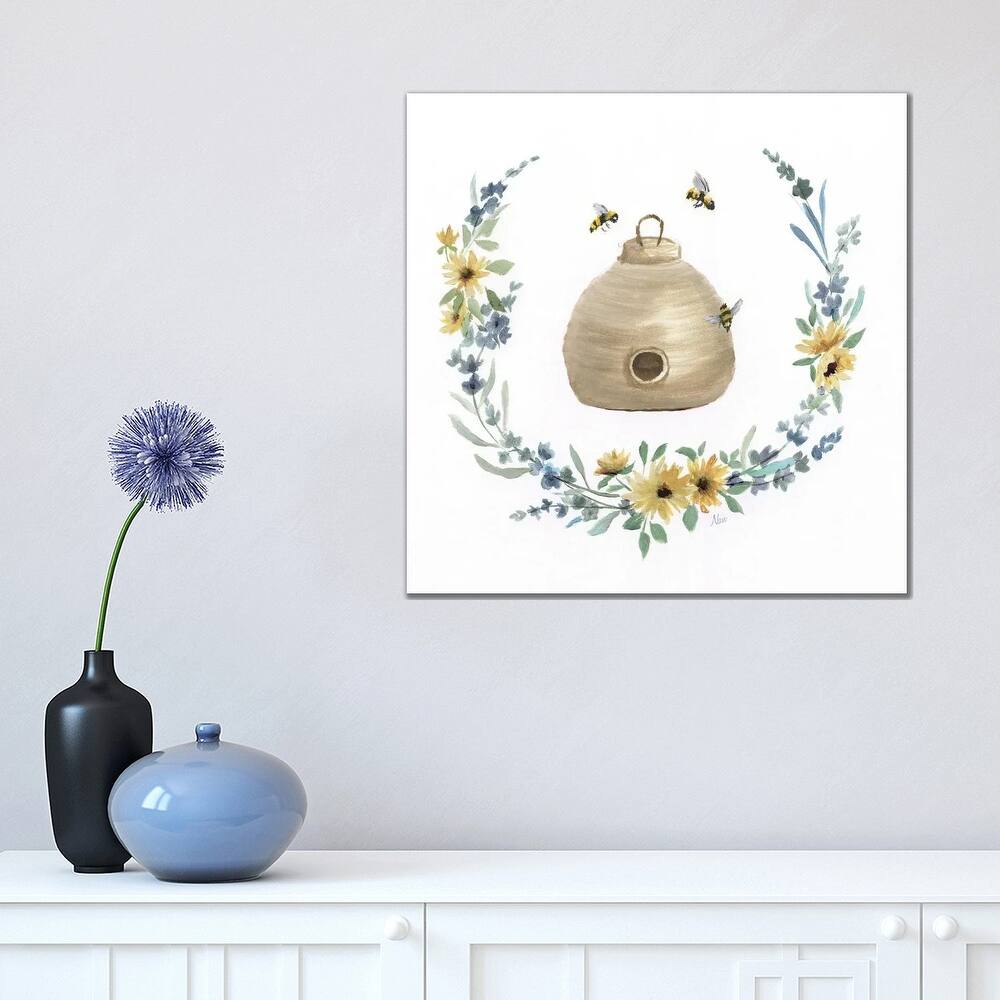 iCanvas "Bumble Bee Hive" by Nan Canvas Print