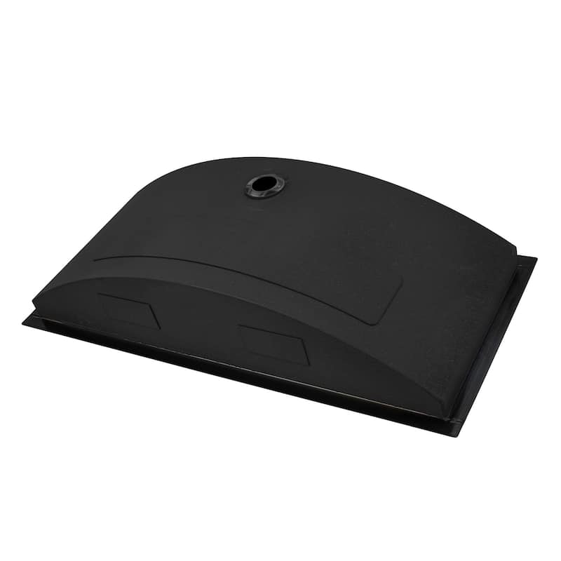 Ruvati 30 x 14 inch Gunmetal Black Stainless Steel Rectangular Bathroom Sink Undermount - RVH6120BL