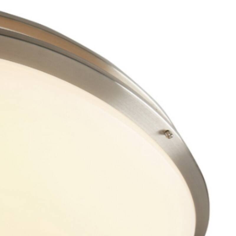32 in oval LED ceiling light Black 42W