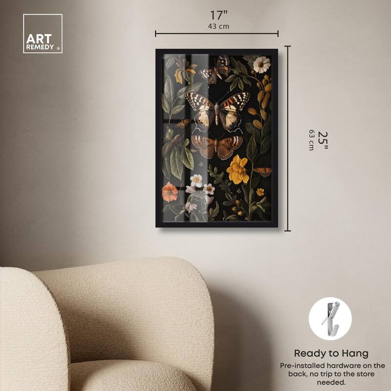 Winged Visitors I Shadowbox by Art Remedy