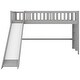 preview thumbnail 8 of 10, Twin Low Loft Bed with Ladder & Slide