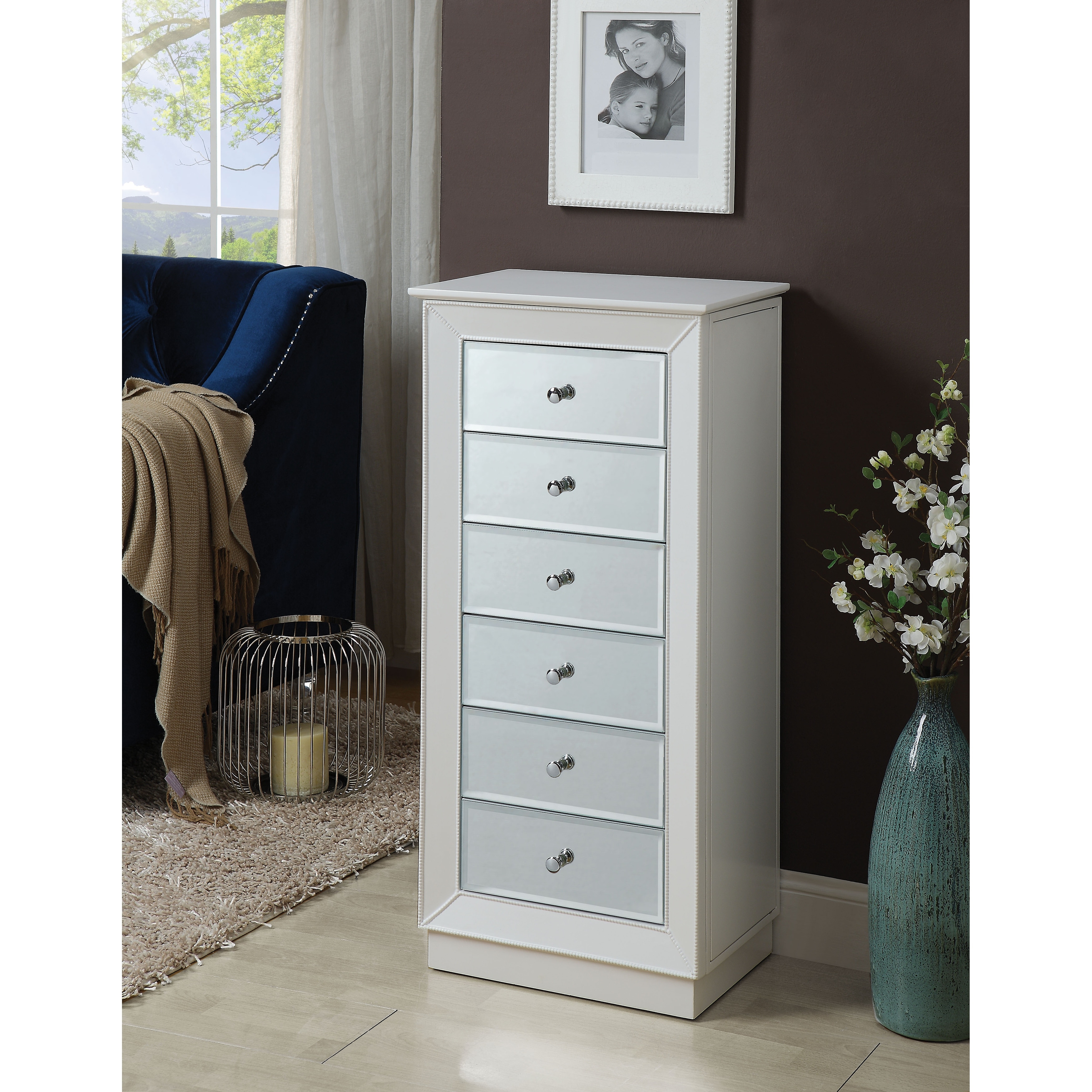 Glam cheap jewelry armoire