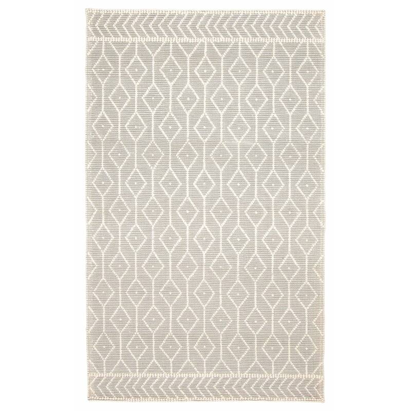 ECARPETGALLERY Braid weave Sienna Grey Wool Rug - 5'2 x 8'2 - Grey - 5'2 x 8'2