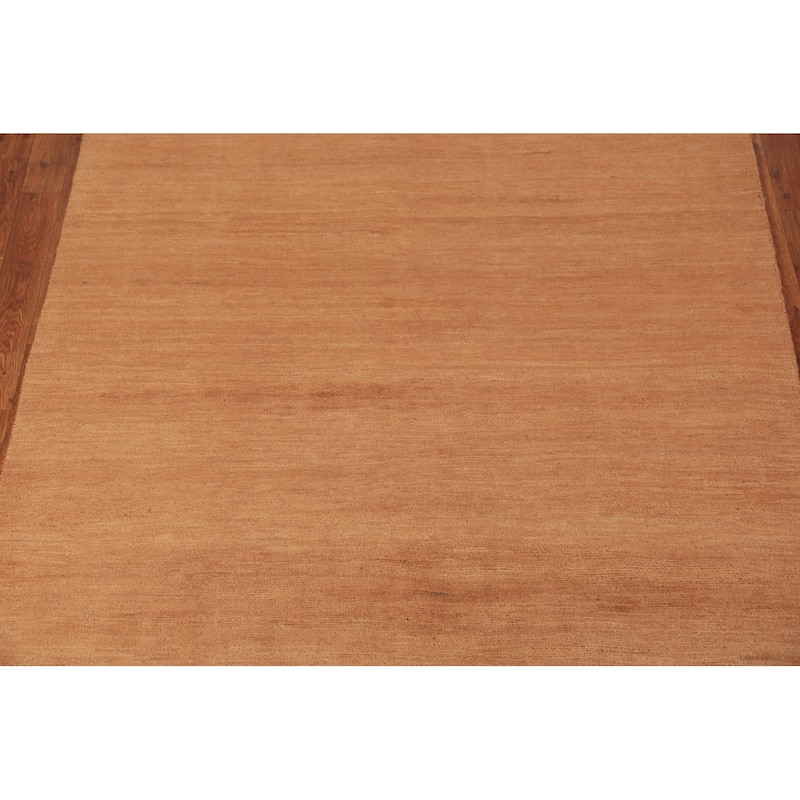 Gabbeh Modern Oriental Rug Hand-Knotted Living Room Wool Carpet - 4'8" x 6'4"